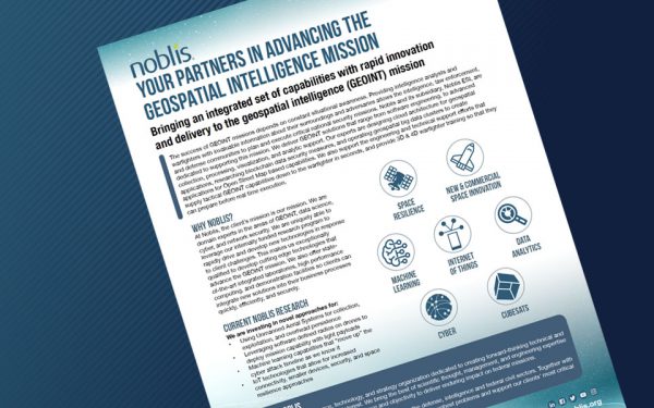 DOWNLOAD: Advancing the Geospatial Intelligence Mission